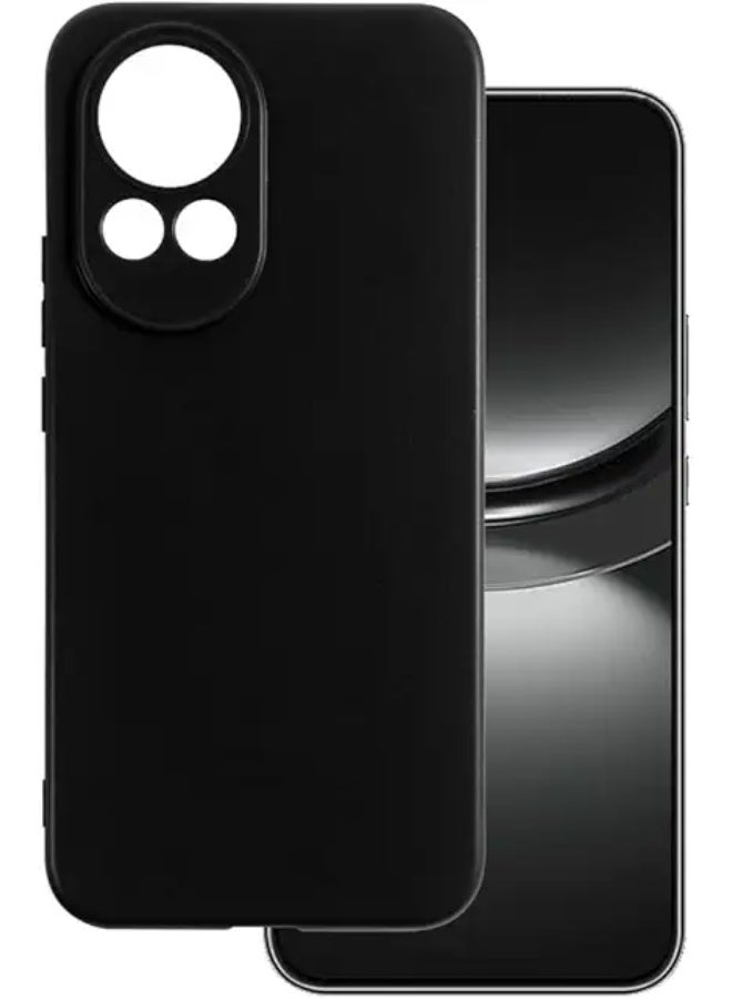 Protective Cover  For Huawei Nova 12 , Slim Fit Soft Back TPU Case Flexible Silicone Cover Compatible For Huawei Nova 12 - Black